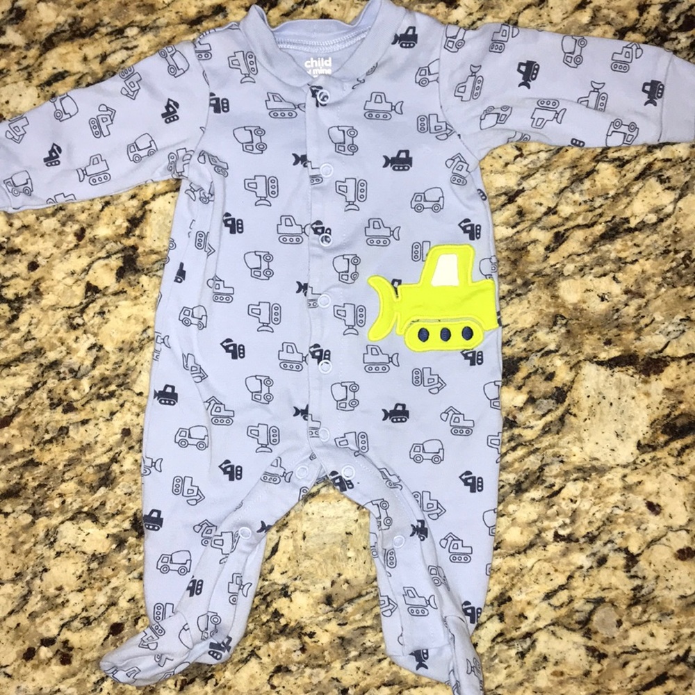 One-piece for a newborn-3 month old